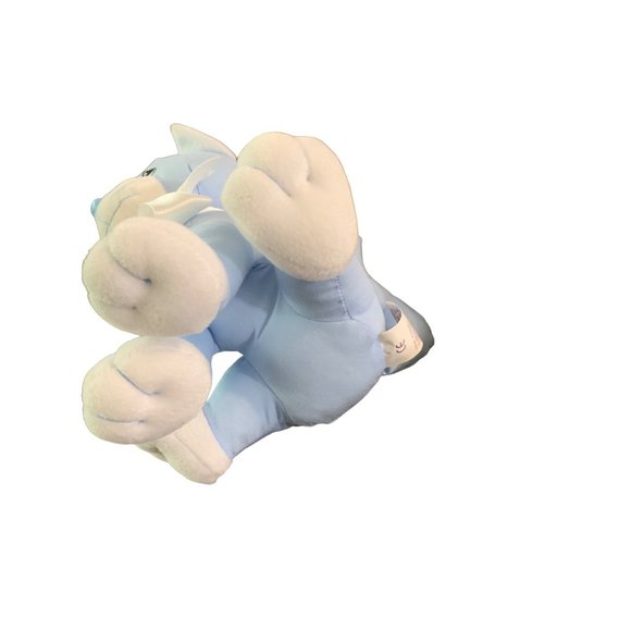 Precious Moments Tender Tails Plush Blue Cat Kitten Kitty 1998 Vintage 7 in Tall - Picture 5 of 6